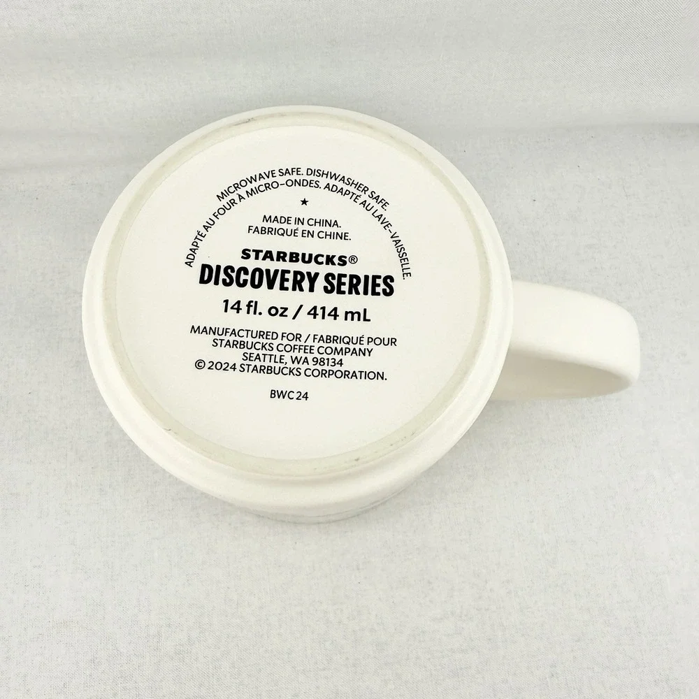 Starbucks New York State Coffee Mug Cup Upstate Fish Cheesecake‎ Art Landmarks